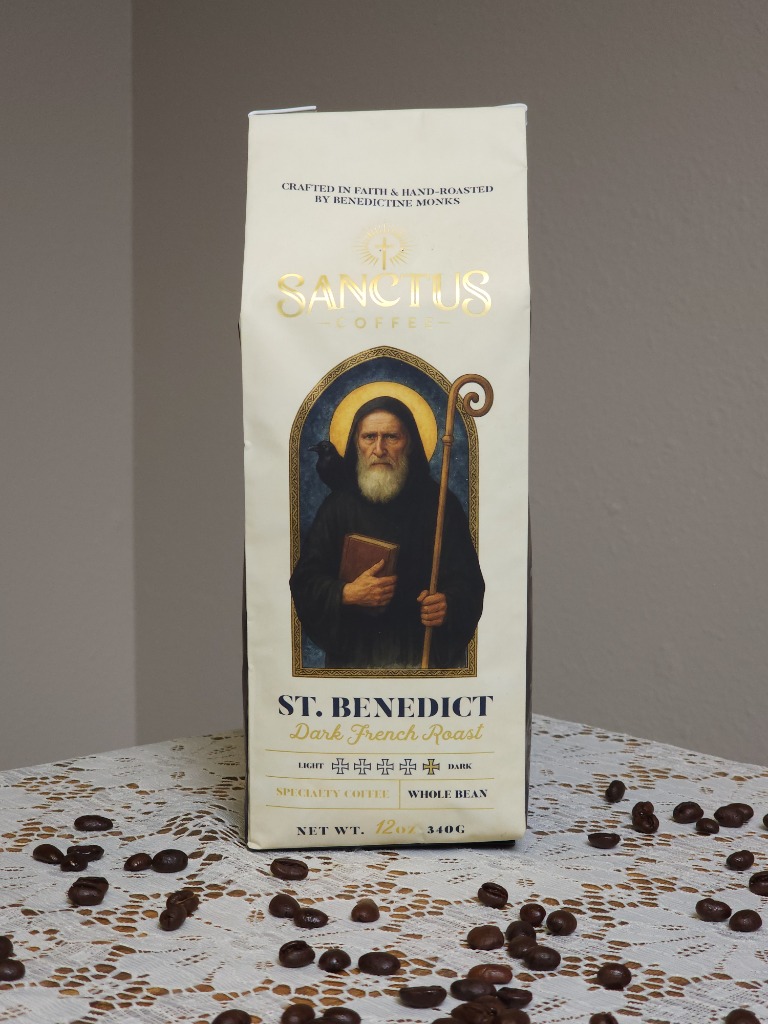 St. Benedict - Dark French Roast coffee bag