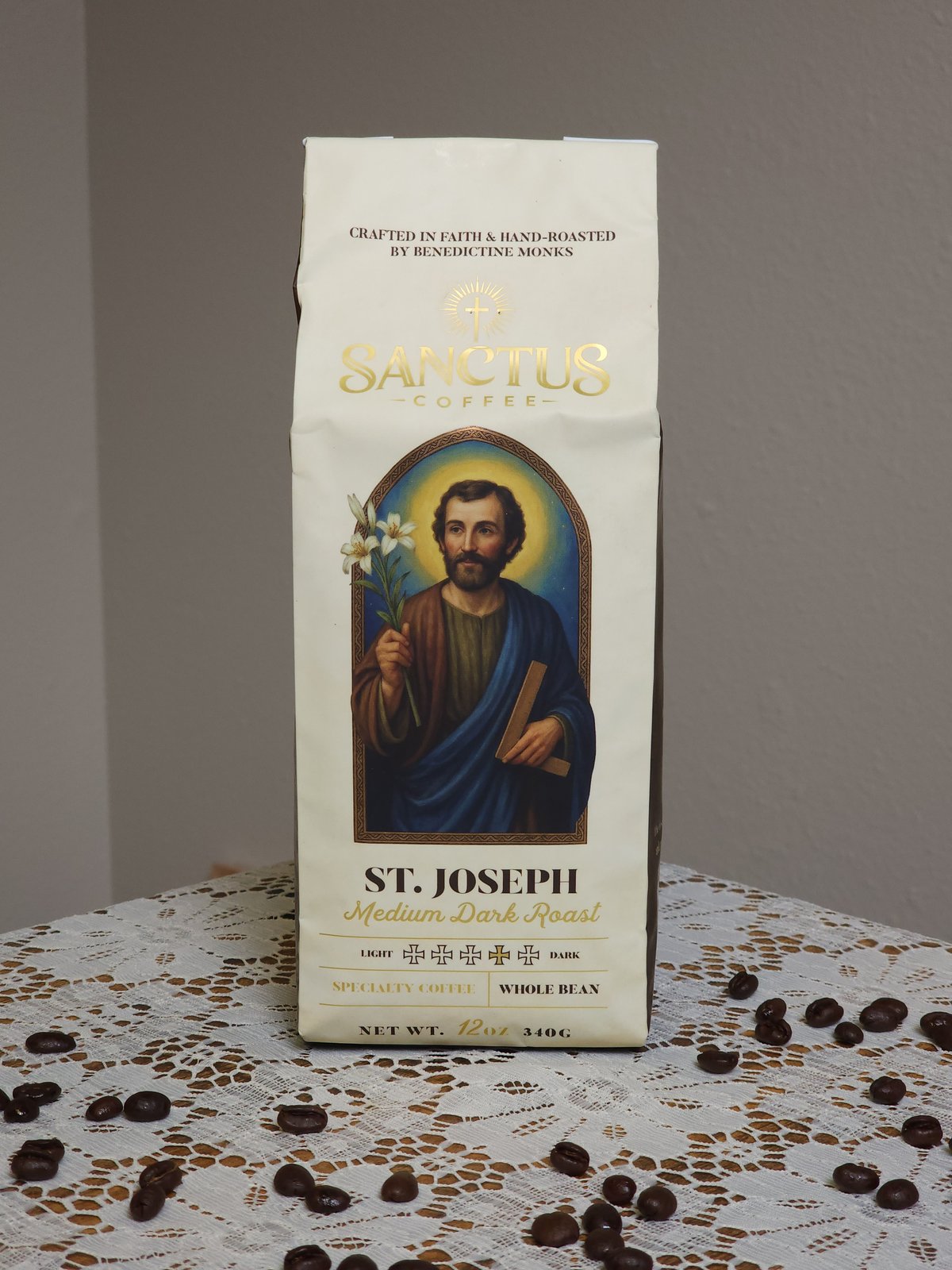 St. Joseph - Medium-Dark Roast coffee bag