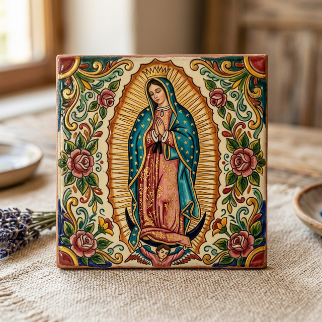 Our Lady of Guadalupe Tile Art